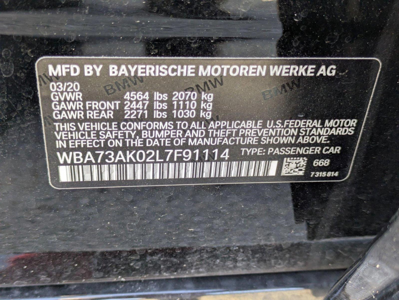 2020 BMW 2 Series Vehicle Photo in GREENACRES, FL 33463-3207