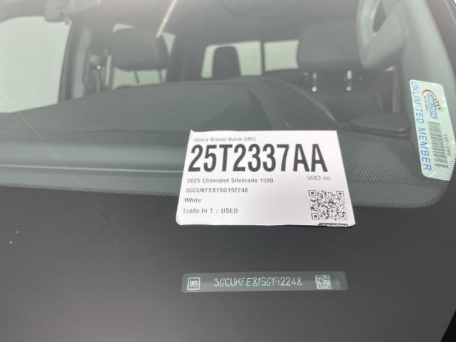 2025 Chevrolet Silverado 1500 Vehicle Photo in GILBERT, AZ 85297-0402