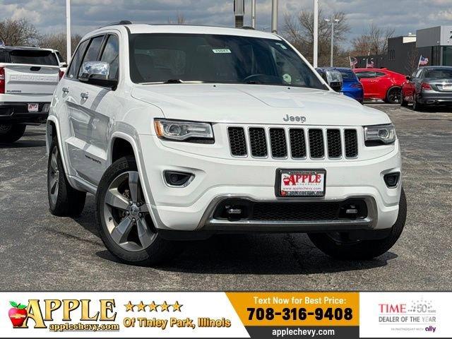 Bright White Clearcoat 2015 Jeep Grand Cherokee Overland 4WD SUV / Crossover Four-Wheel Drive 8-Speed Automatic