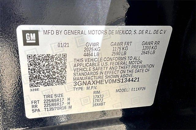 2021 Chevrolet Equinox Vehicle Photo in KANSAS CITY, MO 64114-4502