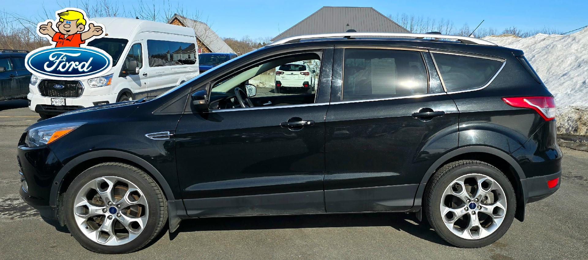 Used 2015 Ford Escape Titanium with VIN 1FMCU9J97FUA35540 for sale in Massena, NY