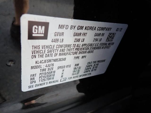2022 Buick Encore Vehicle Photo in ZELIENOPLE, PA 16063-2910