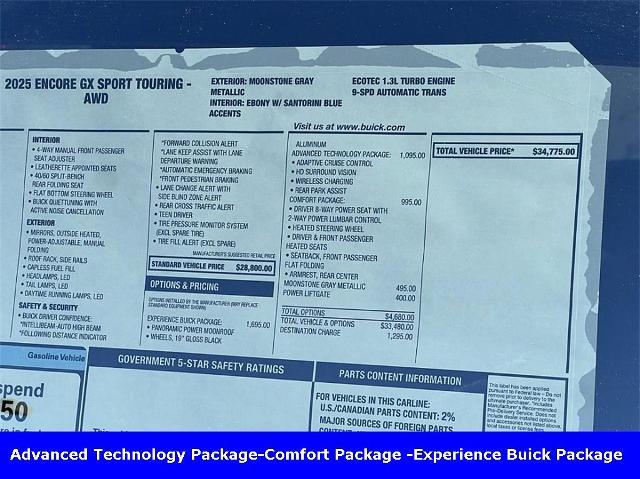 2025 Buick Encore GX Vehicle Photo in CHICOPEE, MA 01020-5001