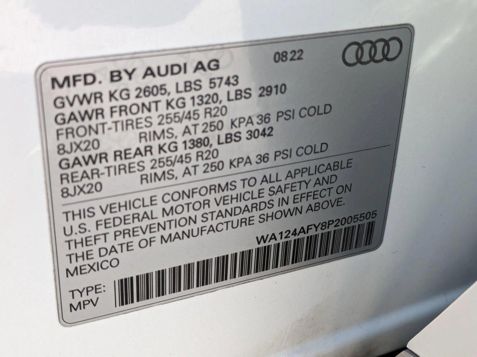 2023 Audi SQ5 Sportback Vehicle Photo in Rockville, MD 20852