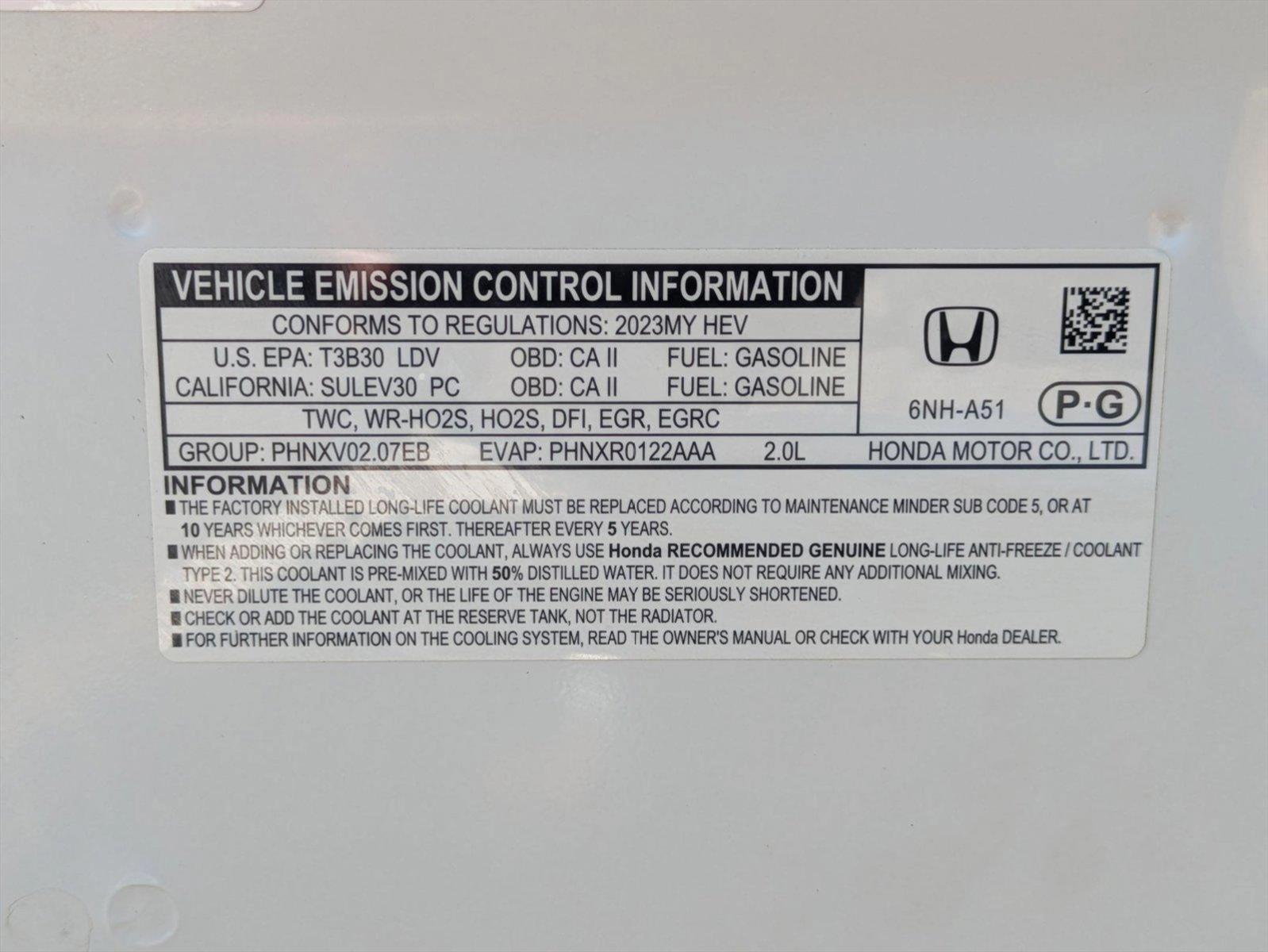 2023 Honda Accord Hybrid Vehicle Photo in Valencia, CA 91355-1794
