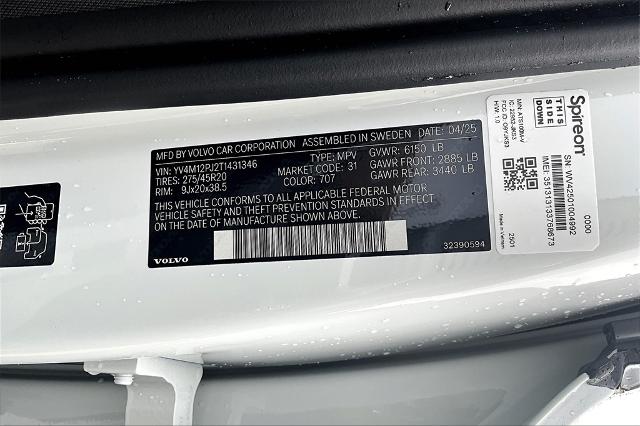 2026 Volvo XC90 Vehicle Photo in Houston, TX 77007
