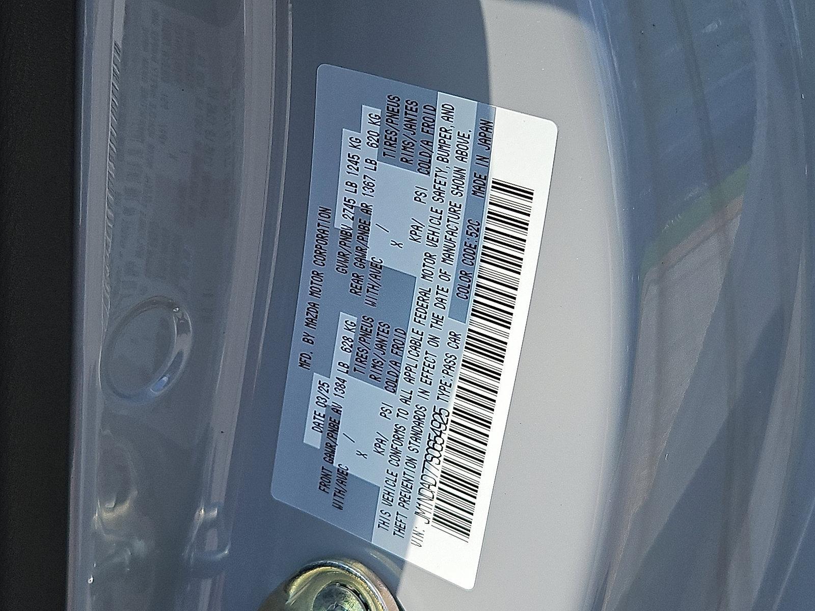 2025 Mazda MX-5 Miata Vehicle Photo in Trevose, PA 19053
