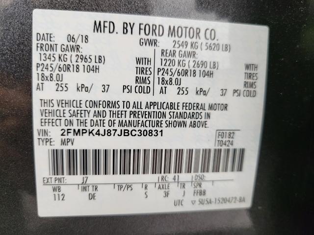 2018 Ford Edge Vehicle Photo in Neenah, WI 54956
