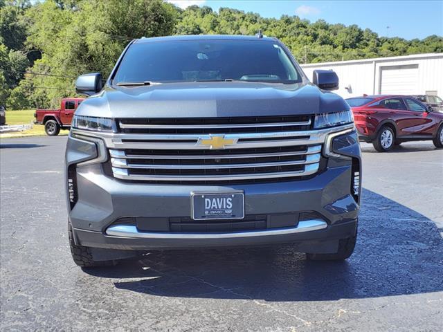 Used 2021 Chevrolet Tahoe High Country with VIN 1GNSKTKL5MR105802 for sale in Harrison, AR