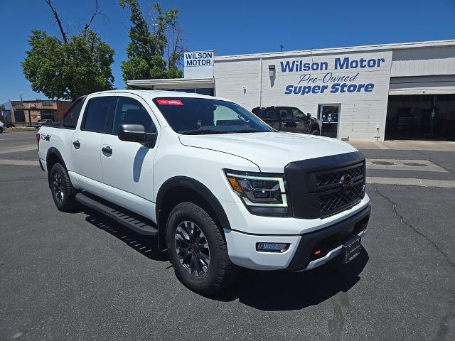 Used 2023 Nissan Titan PRO-4X with VIN 1N6AA1ED2PN100968 for sale in Logan, UT