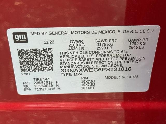 2023 Chevrolet Equinox Vehicle Photo in MIDDLETON, WI 53562-1492