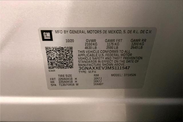 2021 Chevrolet Equinox Vehicle Photo in Lees Summit, MO 64086