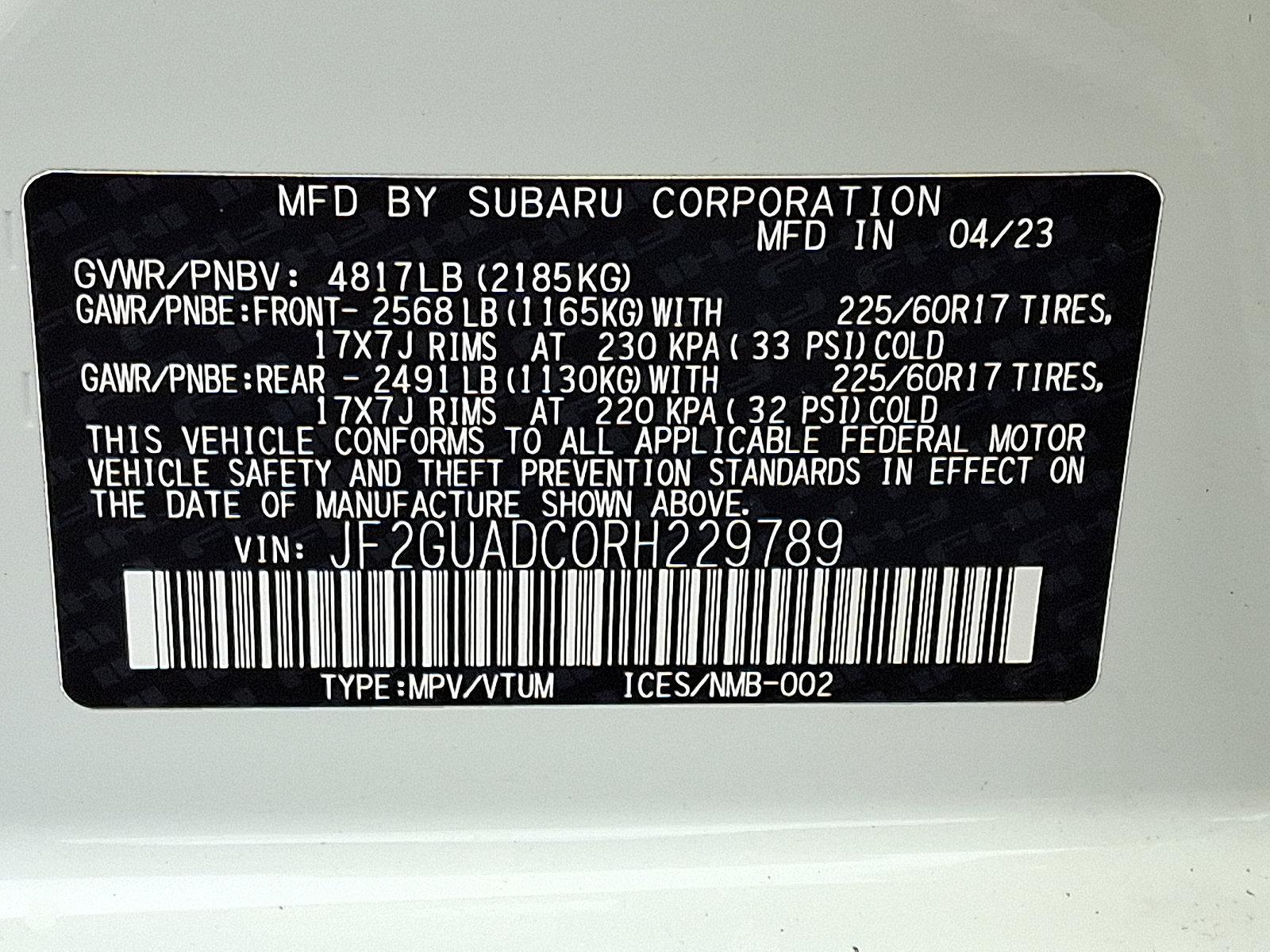 2024 Subaru Crosstrek Vehicle Photo in Easton, PA 18045