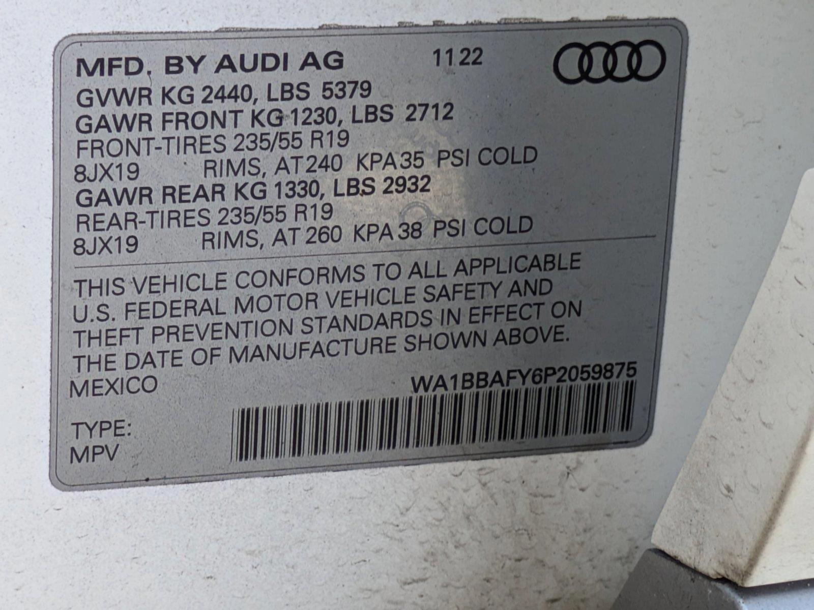 2023 Audi Q5 Vehicle Photo in Clearwater, FL 33761