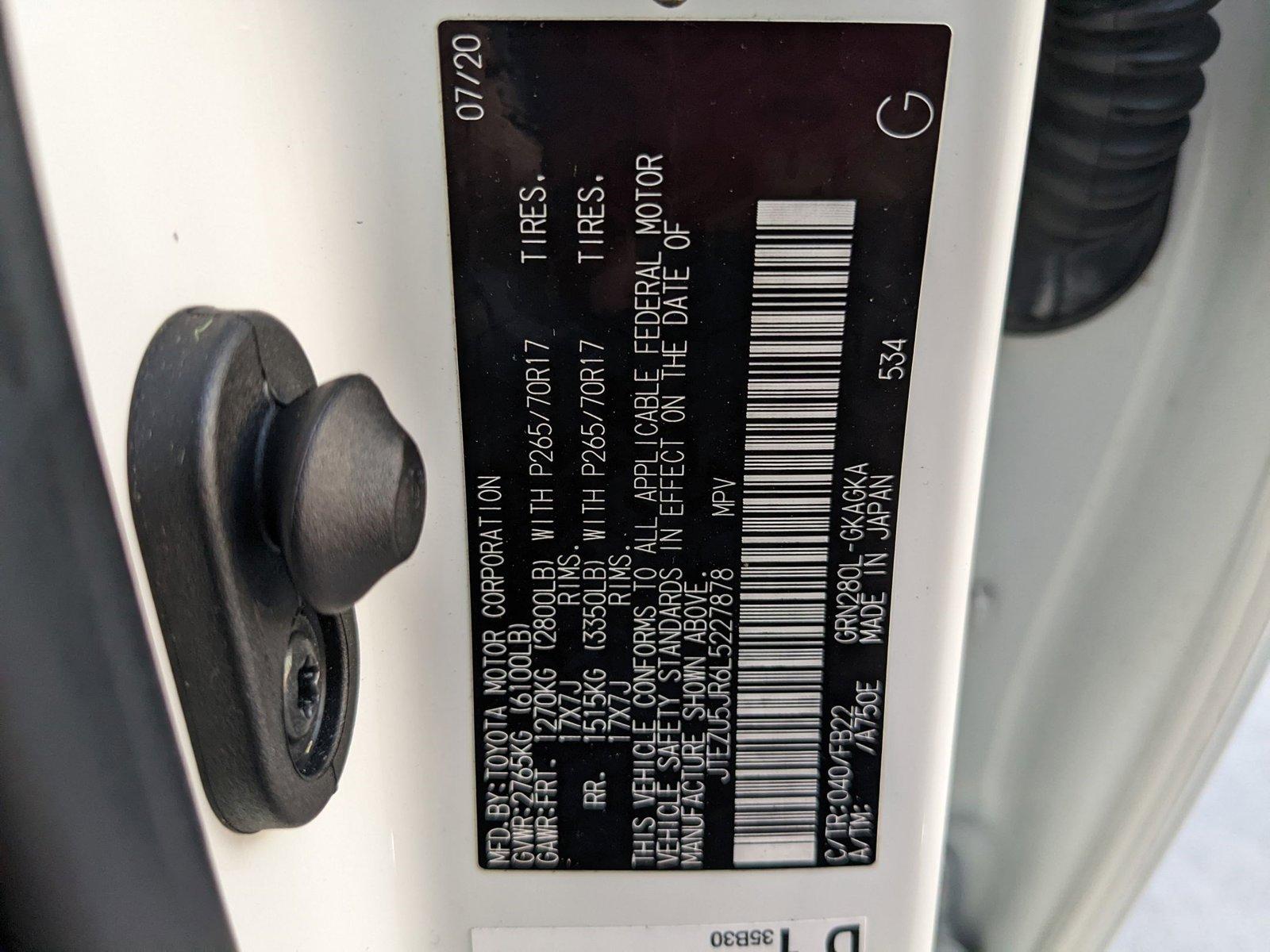 2020 Toyota 4Runner Vehicle Photo in Davie, FL 33331