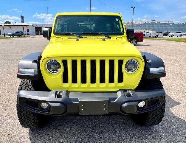 Used 2023 Jeep Wrangler 4-Door High Tide with VIN 1C4HJXDG4PW648156 for sale in Effingham, IL