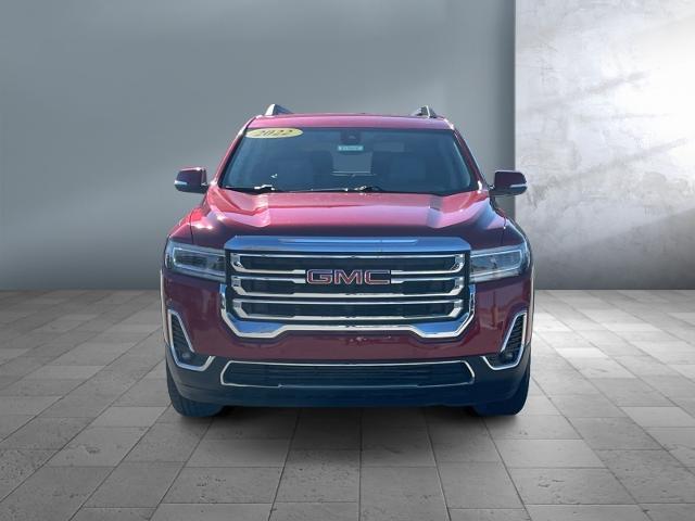 Used 2022 GMC Acadia SLT with VIN 1GKKNUL49NZ136277 for sale in Clinton, IA