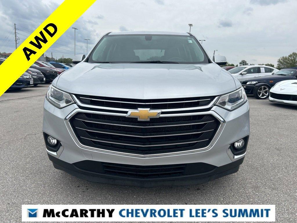 Used 2021 Chevrolet Traverse 1LT with VIN 1GNEVGKW9MJ103636 for sale in Lees Summit, MO