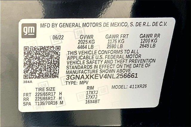 2022 Chevrolet Equinox Vehicle Photo in TOPEKA, KS 66609-0000