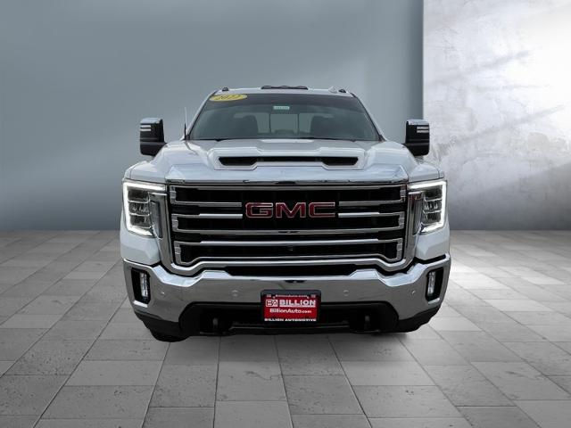 Used 2022 GMC Sierra 3500HD SLT with VIN 1GT49UEY8NF191877 for sale in Clinton, IA