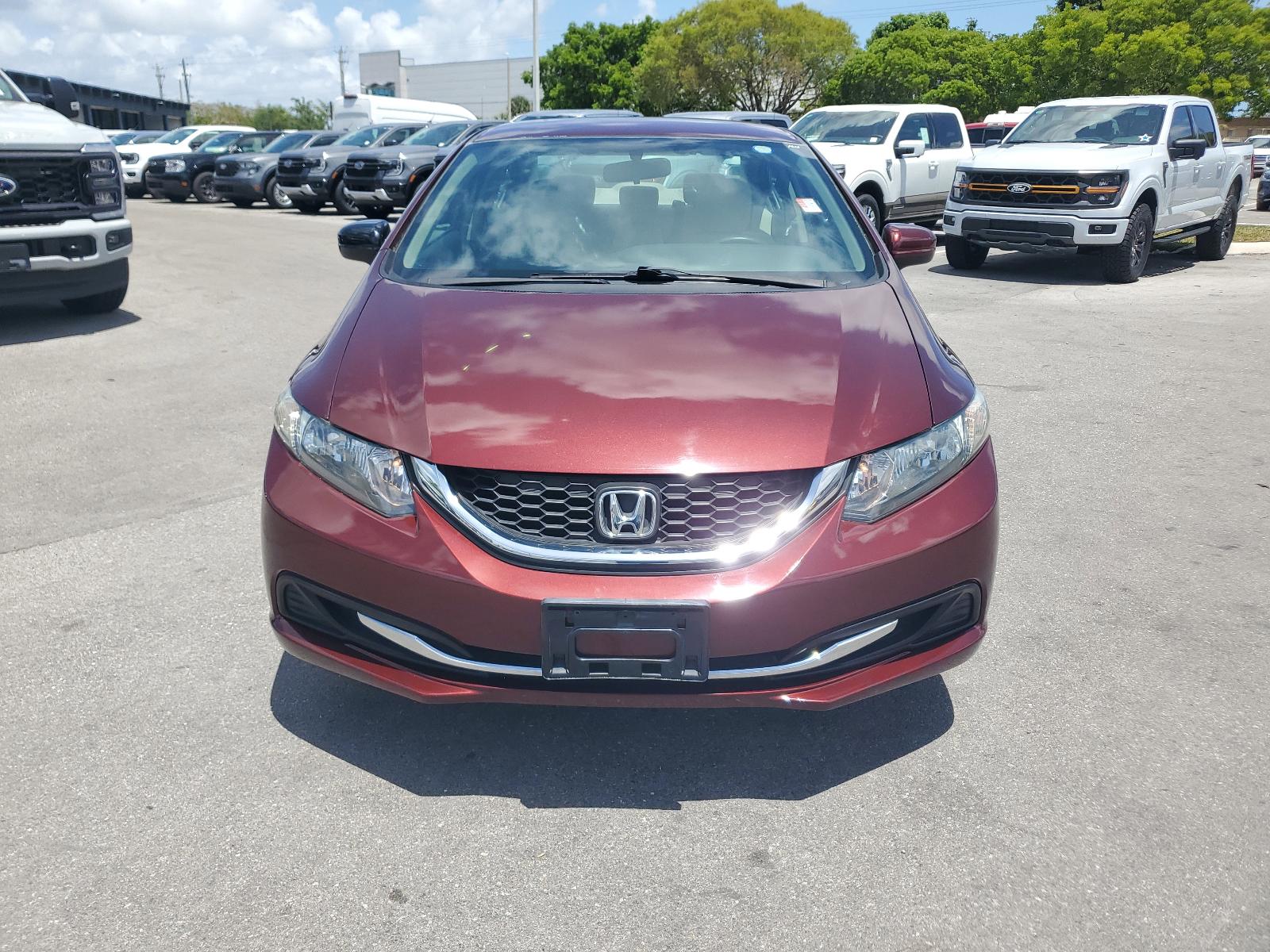Used 2014 Honda Civic LX with VIN 19XFB2F56EE067610 for sale in Homestead, FL