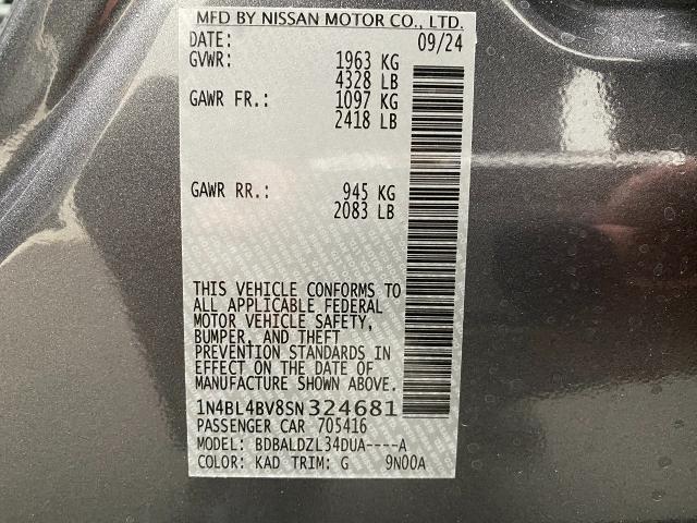 2025 Nissan Altima Vehicle Photo in Appleton, WI 54913