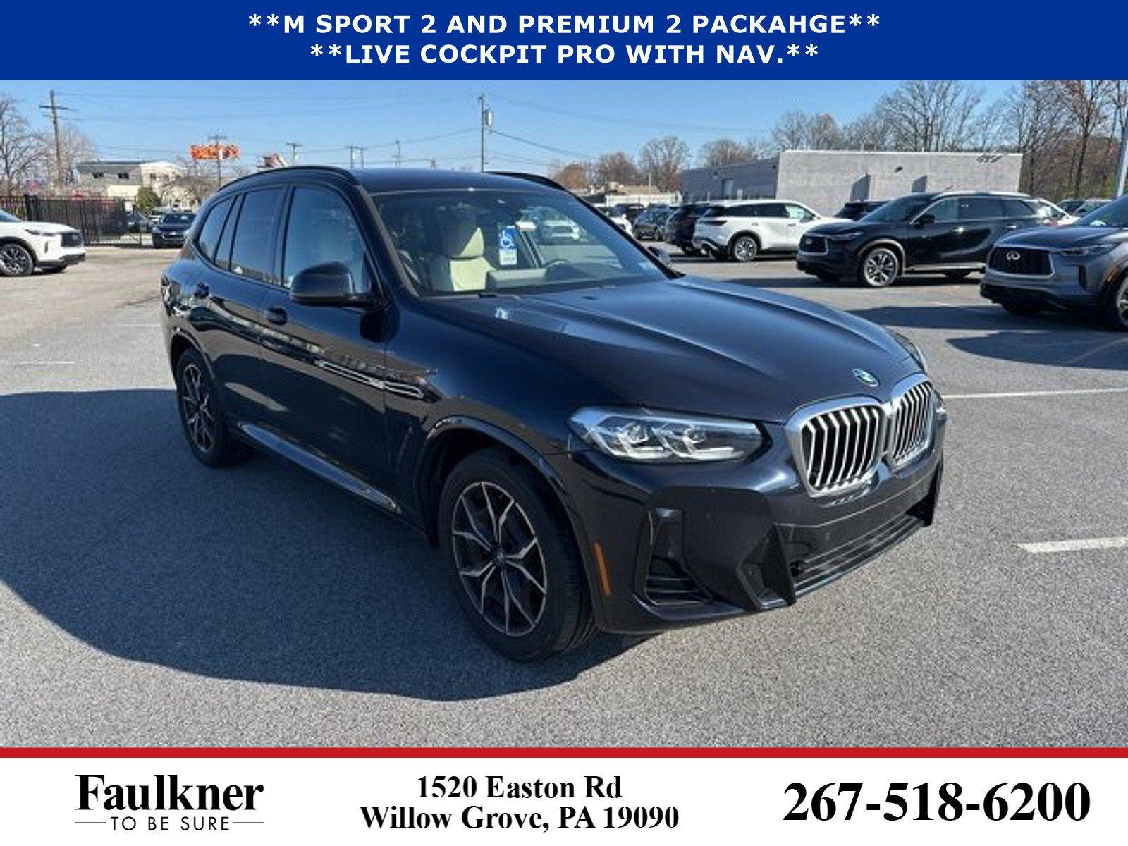 2022 BMW X3 xDrive30i Vehicle Photo in Willow Grove, PA 19090