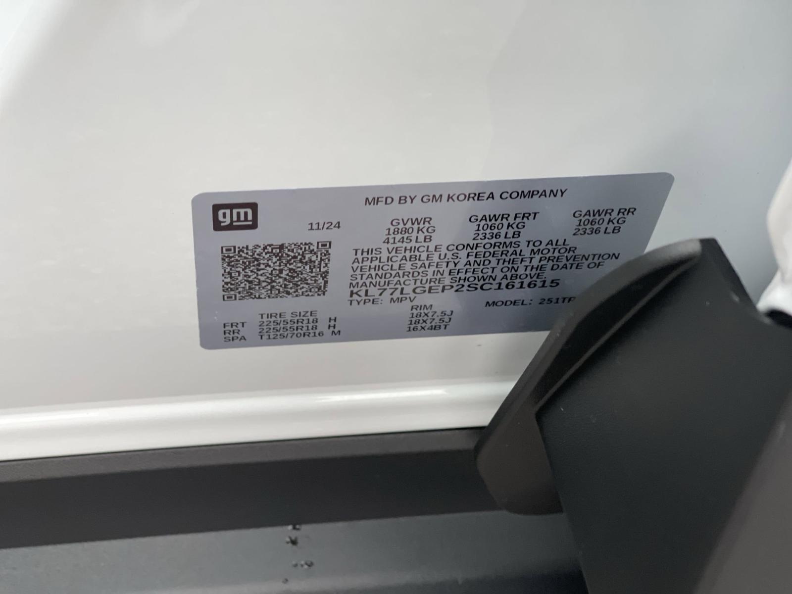 2025 Chevrolet Trax Vehicle Photo in BENTONVILLE, AR 72712-4322