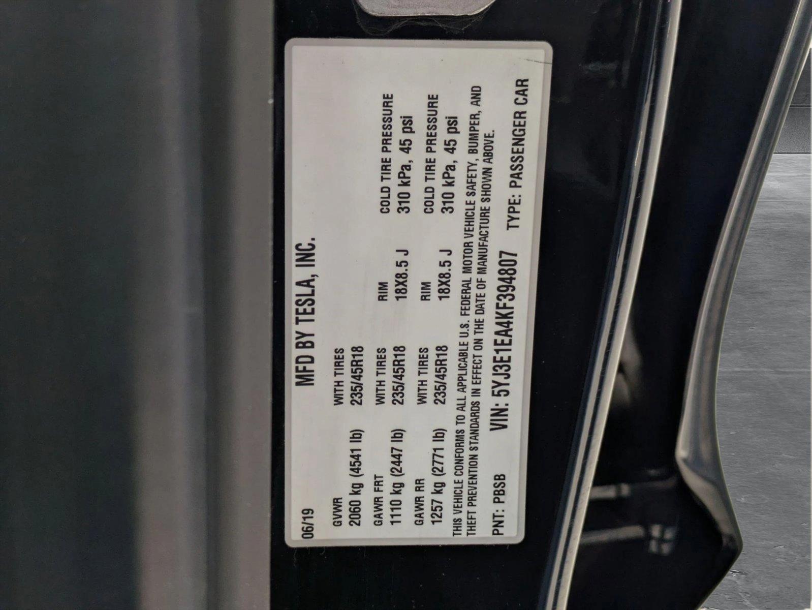 2019 Tesla Model 3 Vehicle Photo in Tustin, CA 92782