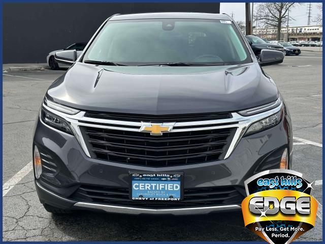 Certified 2022 Chevrolet Equinox LT with VIN 3GNAXUEV8NS162350 for sale in Freeport, NY