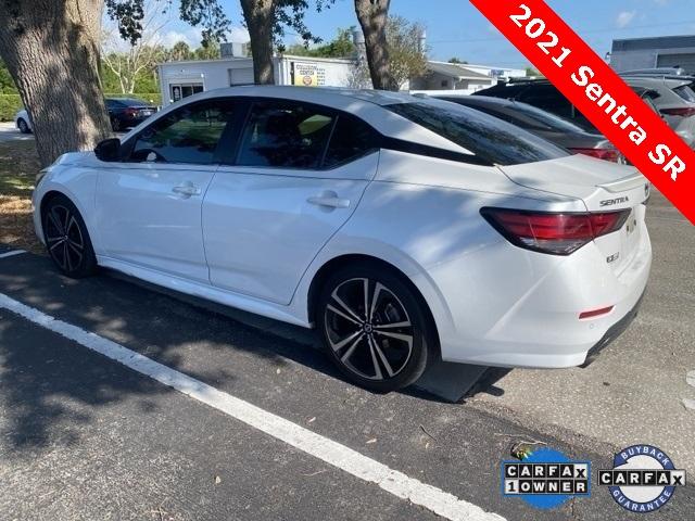 Certified 2021 Nissan Sentra SR with VIN 3N1AB8DV1MY232687 for sale in Titusville, FL