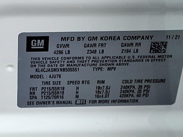 2022 Buick Encore Vehicle Photo in TREVOSE, PA 19053-4984