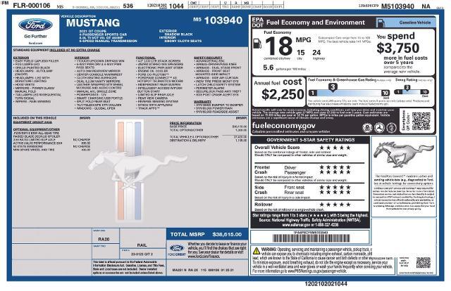 2021 Ford Mustang Vehicle Photo in Weatherford, TX 76087
