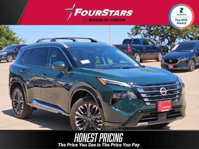 Black (Obsidian Green Pearl) 2026 Nissan Rogue Platinum AWD SUV / Crossover All-Wheel Drive Continuously Variable Transmission