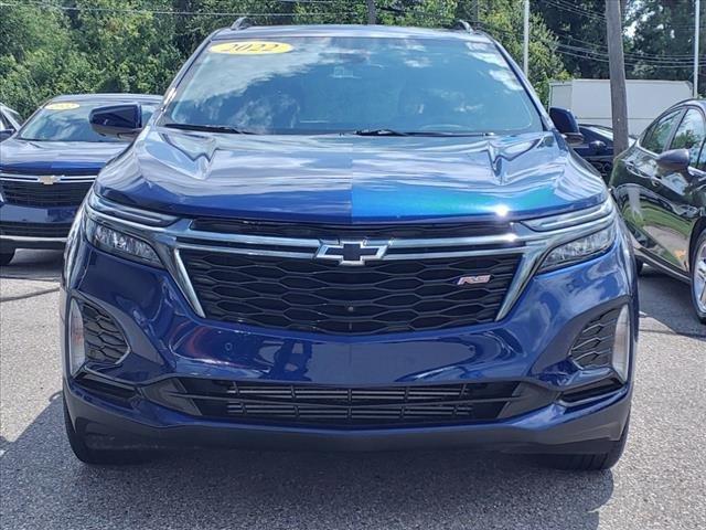 Certified 2022 Chevrolet Equinox RS with VIN 2GNAXMEV1N6113330 for sale in Taylor, MI