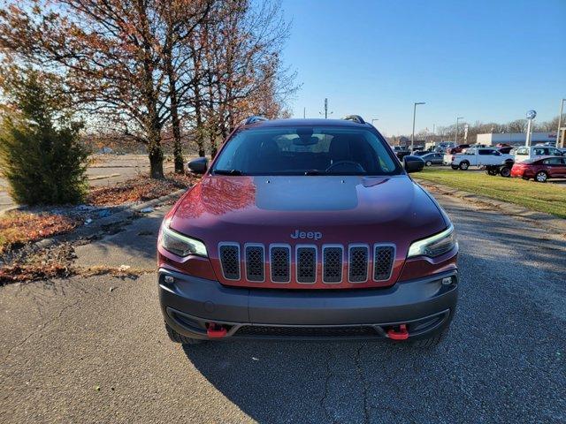 Used 2020 Jeep Cherokee Trailhawk with VIN 1C4PJMBX3LD527671 for sale in Mooresville, IN