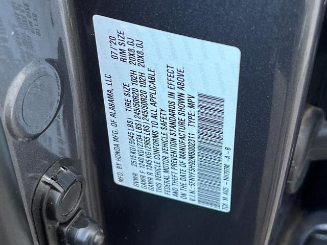 2021 Honda Pilot Vehicle Photo in PITTSBURG, CA 94565-7121