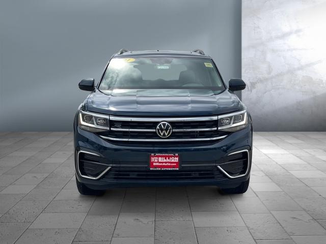 Used 2021 Volkswagen Atlas SE w/Tech R-Line with VIN 1V2RR2CA9MC592899 for sale in Iowa City, IA