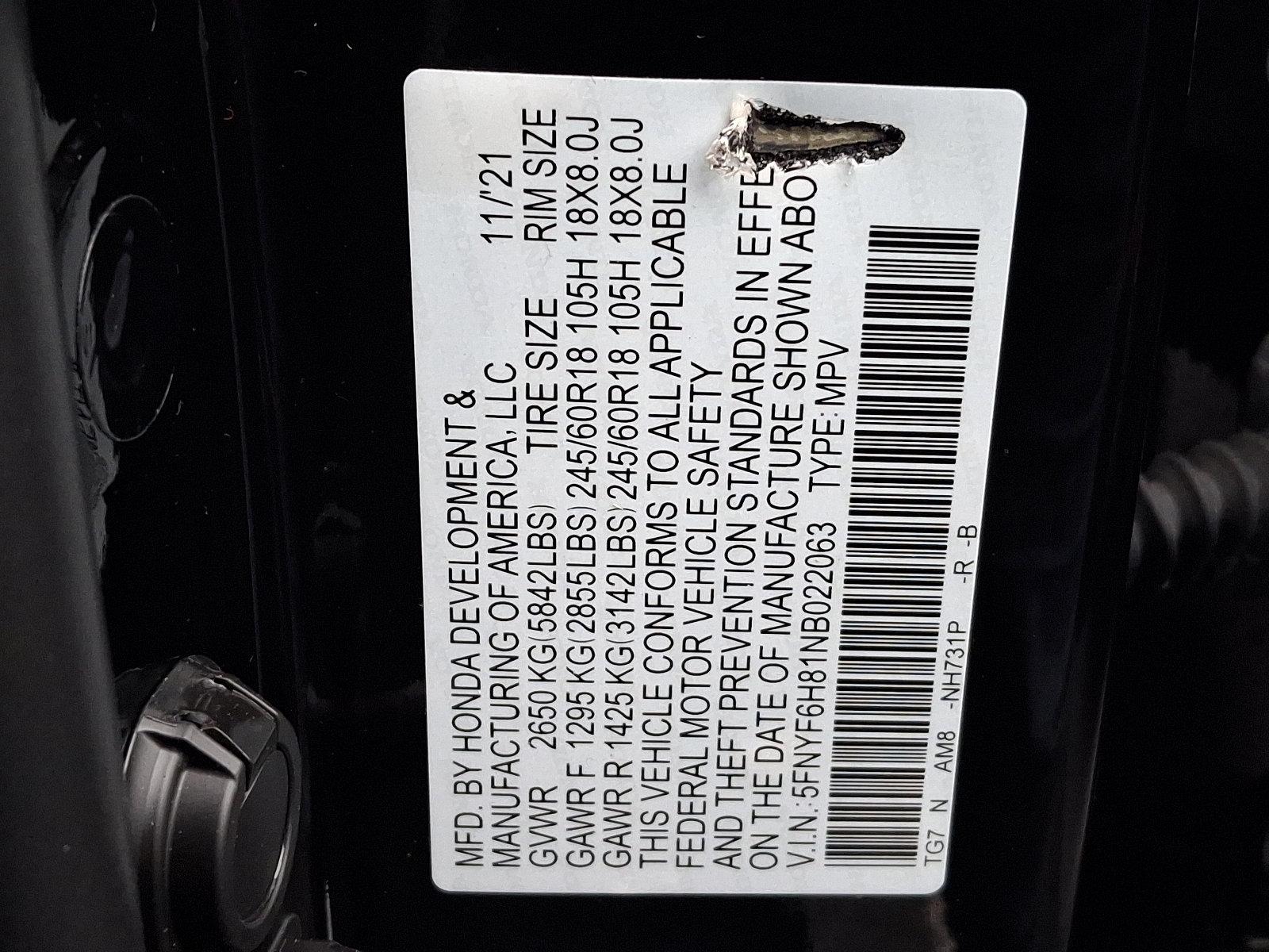2022 Honda Pilot Vehicle Photo in Harrisburg, PA 17111
