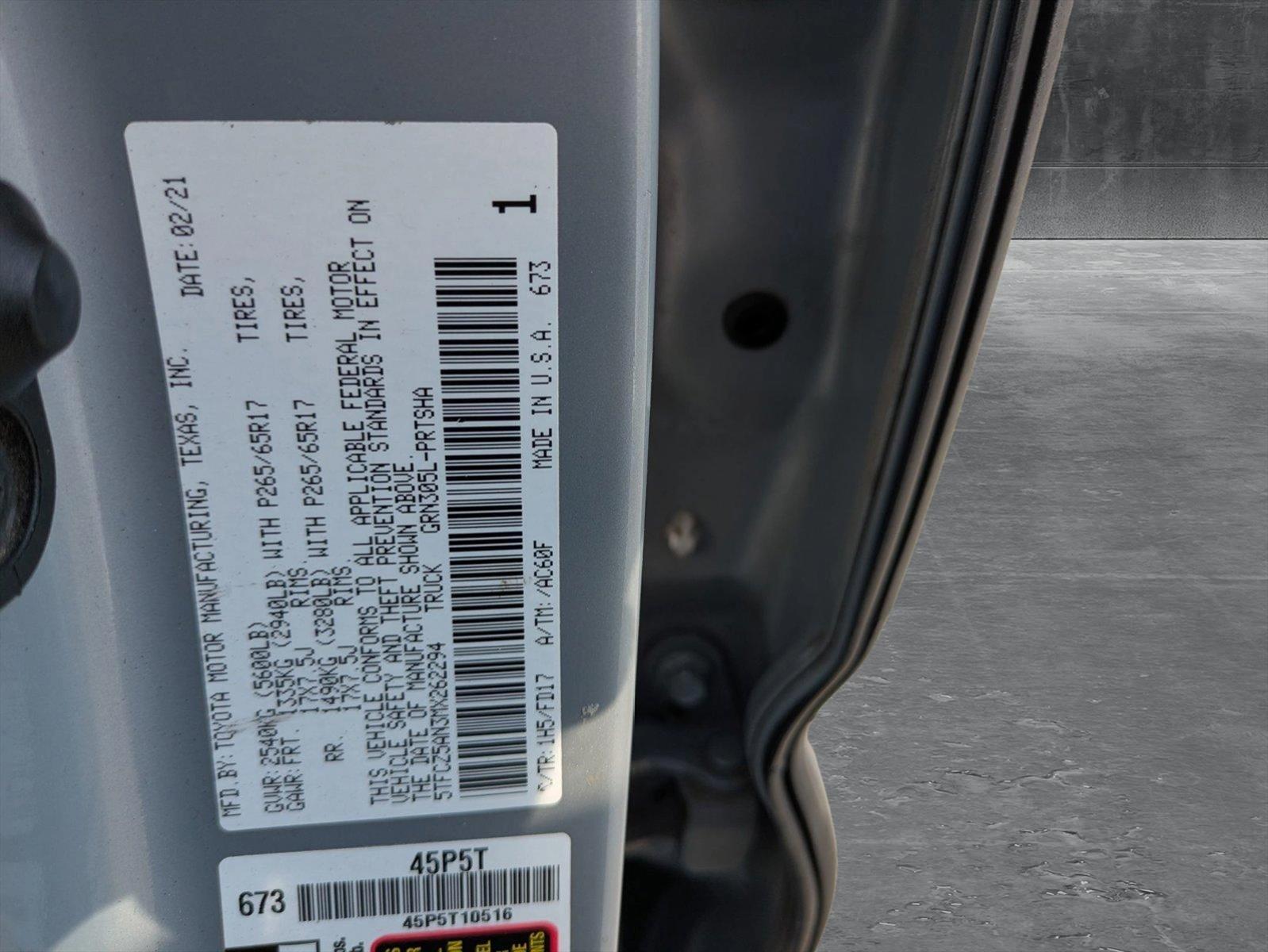 2021 Toyota Tacoma 4WD Vehicle Photo in Winter Park, FL 32792