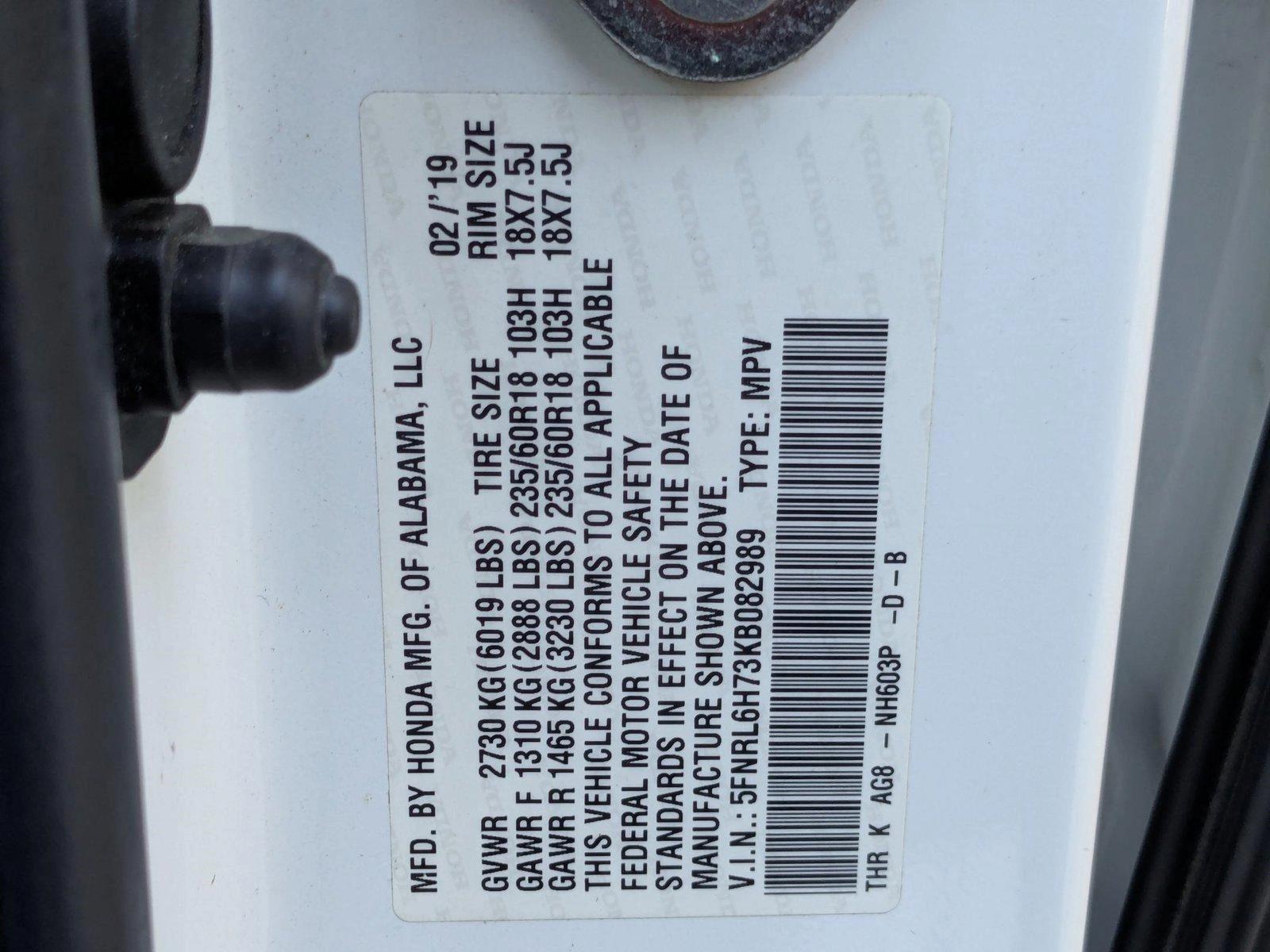 2019 Honda Odyssey Vehicle Photo in Valencia, CA 91355