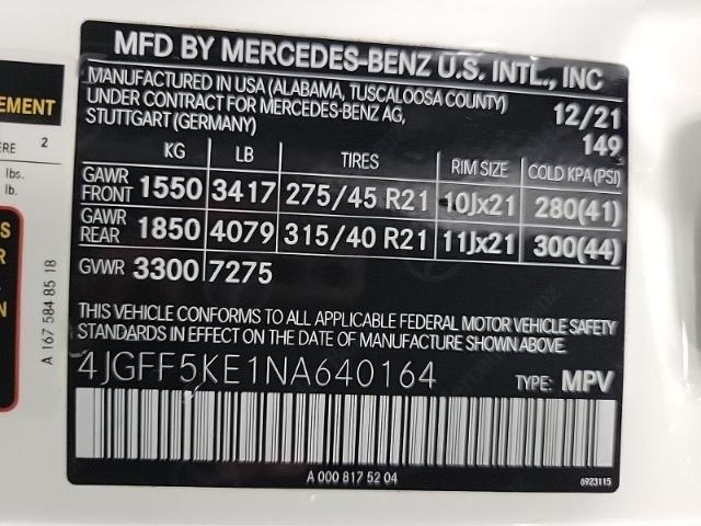 2022 Mercedes-Benz GLS Vehicle Photo in APPLETON, WI 54914-4656