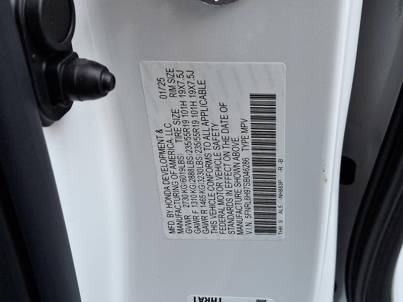2025 Honda Odyssey Vehicle Photo in Harrisburg, PA 17111
