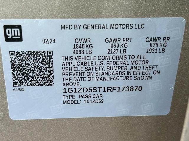 2024 Chevrolet Malibu Vehicle Photo in MIDDLETON, WI 53562-1492