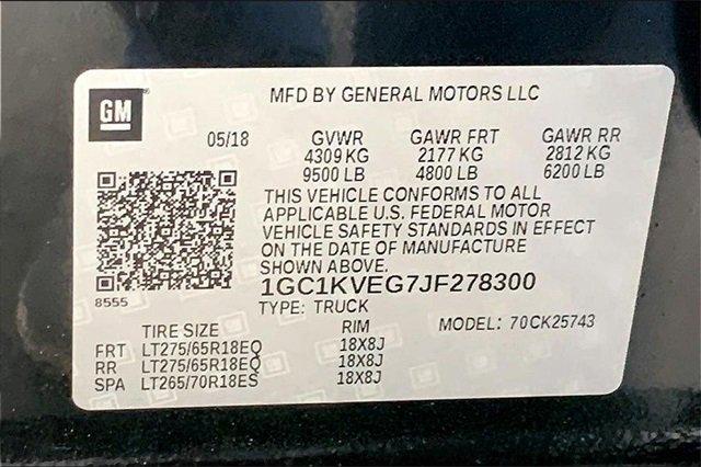 2018 Chevrolet Silverado 2500 HD Vehicle Photo in INDEPENDENCE, MO 64055-1377