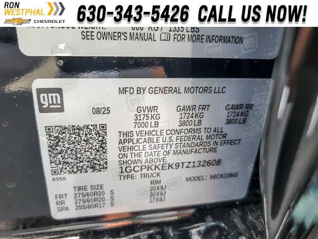 2026 Chevrolet Silverado 1500 Vehicle Photo in AURORA, IL 60503-9326