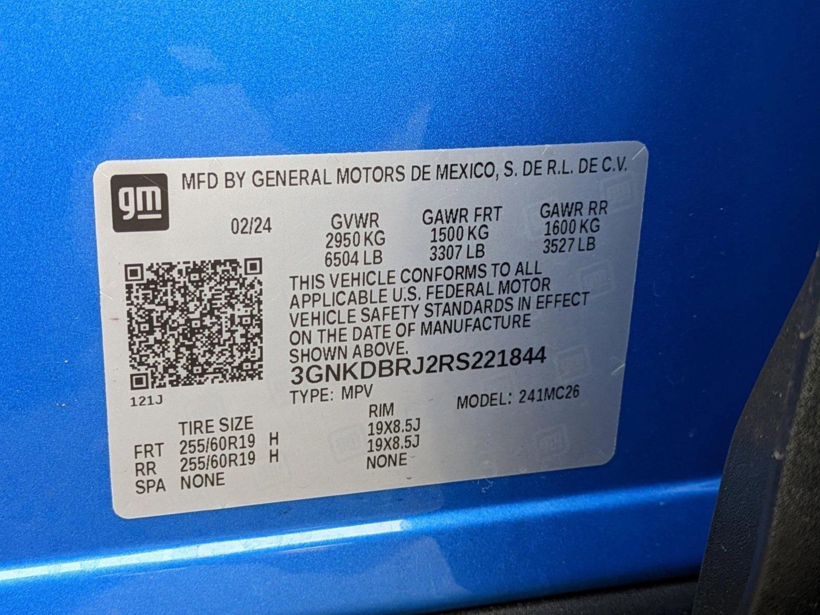 2024 Chevrolet Blazer EV Vehicle Photo in ORLANDO, FL 32812-3021