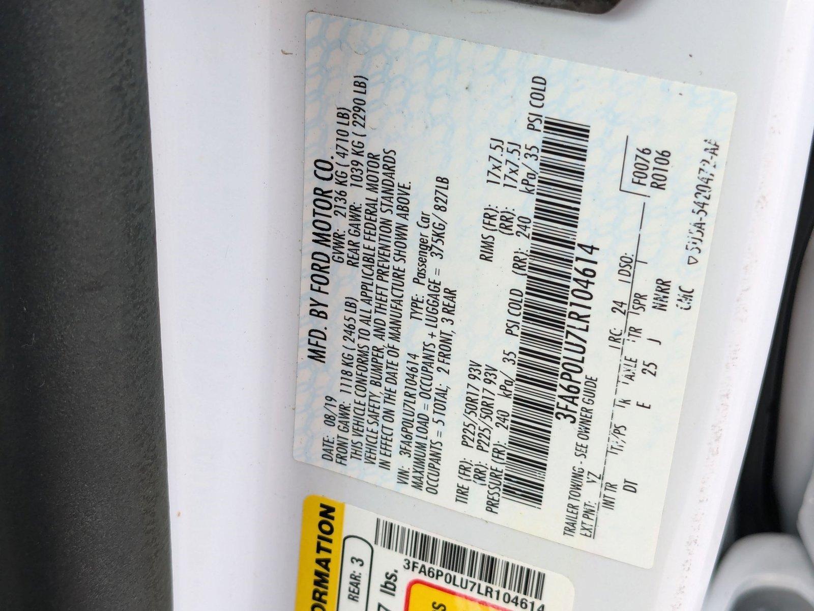 2020 Ford Fusion Hybrid Vehicle Photo in Sanford, FL 32771