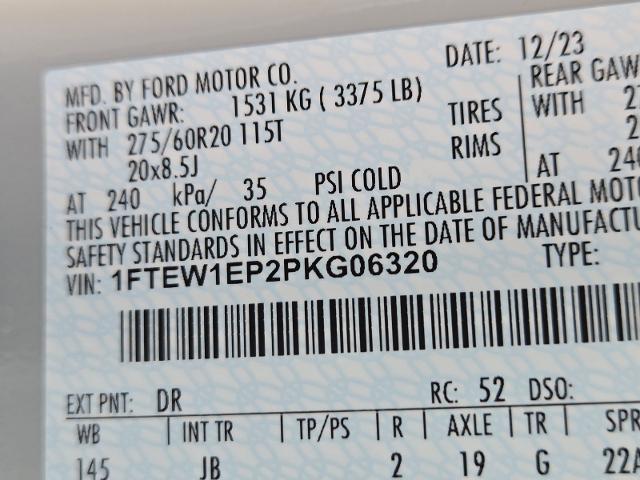 2023 Ford F-150 Vehicle Photo in Weatherford, TX 76087