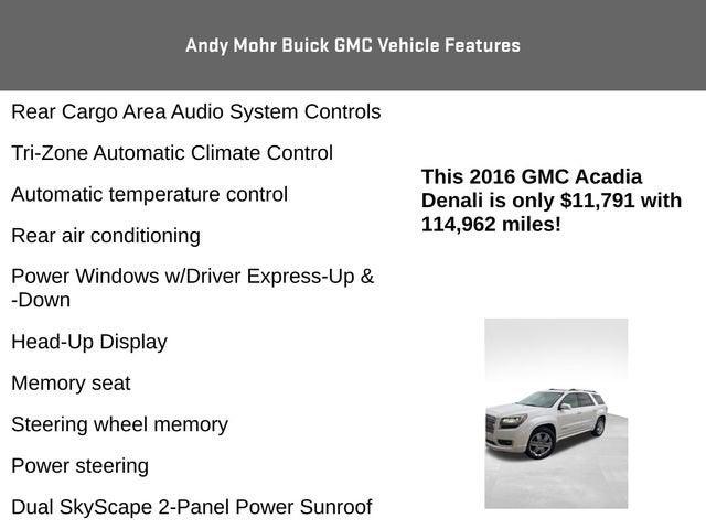 2016 GMC Acadia Vehicle Photo in Fishers, IN 46038